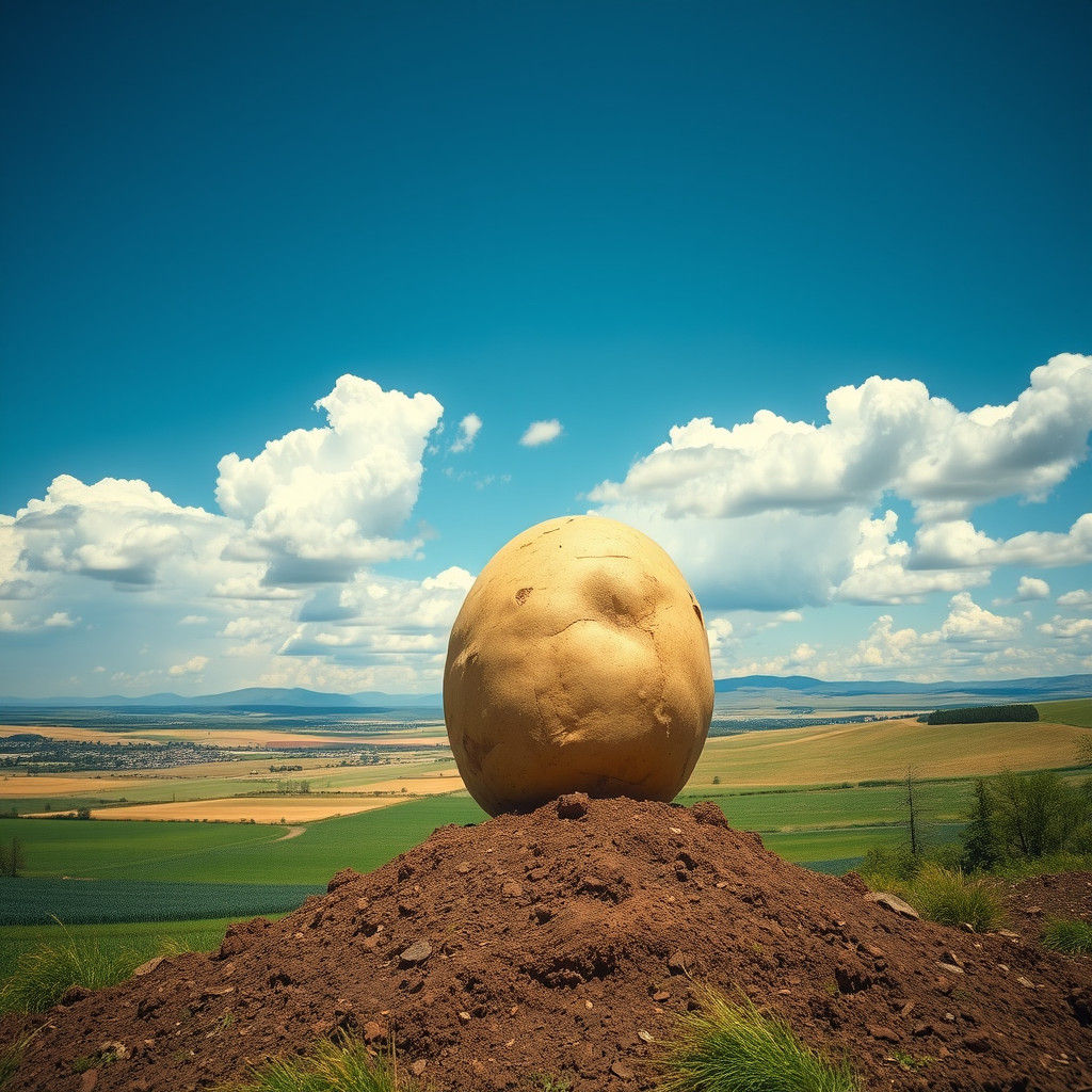 Idaho's Colossal Potato: A Photographic Masterpiece