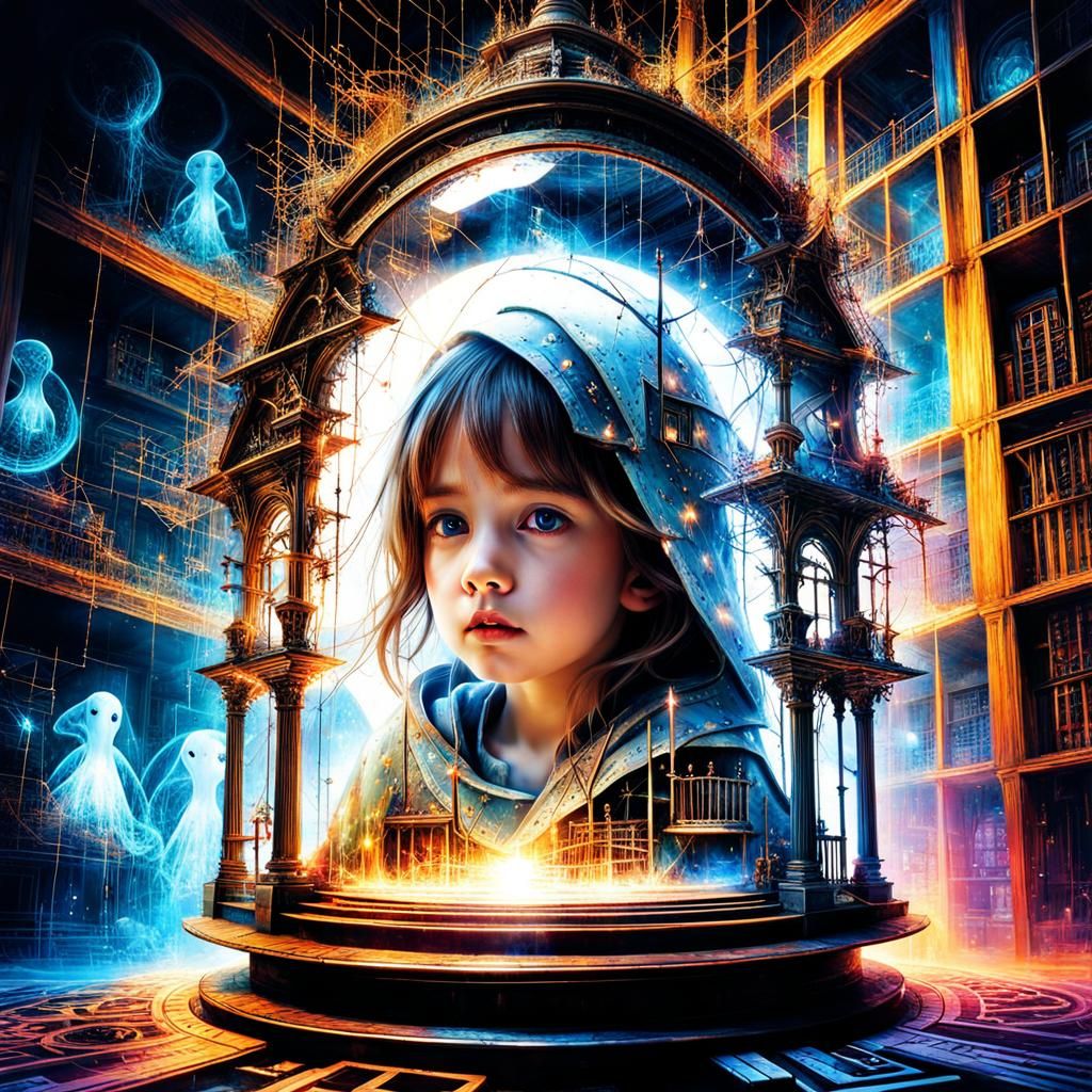 Magical Mathematics: Ghostly Double Exposure Art