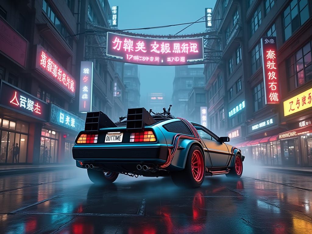 A DeLorean DMC-12, from the franchise ‘Back To The Future’