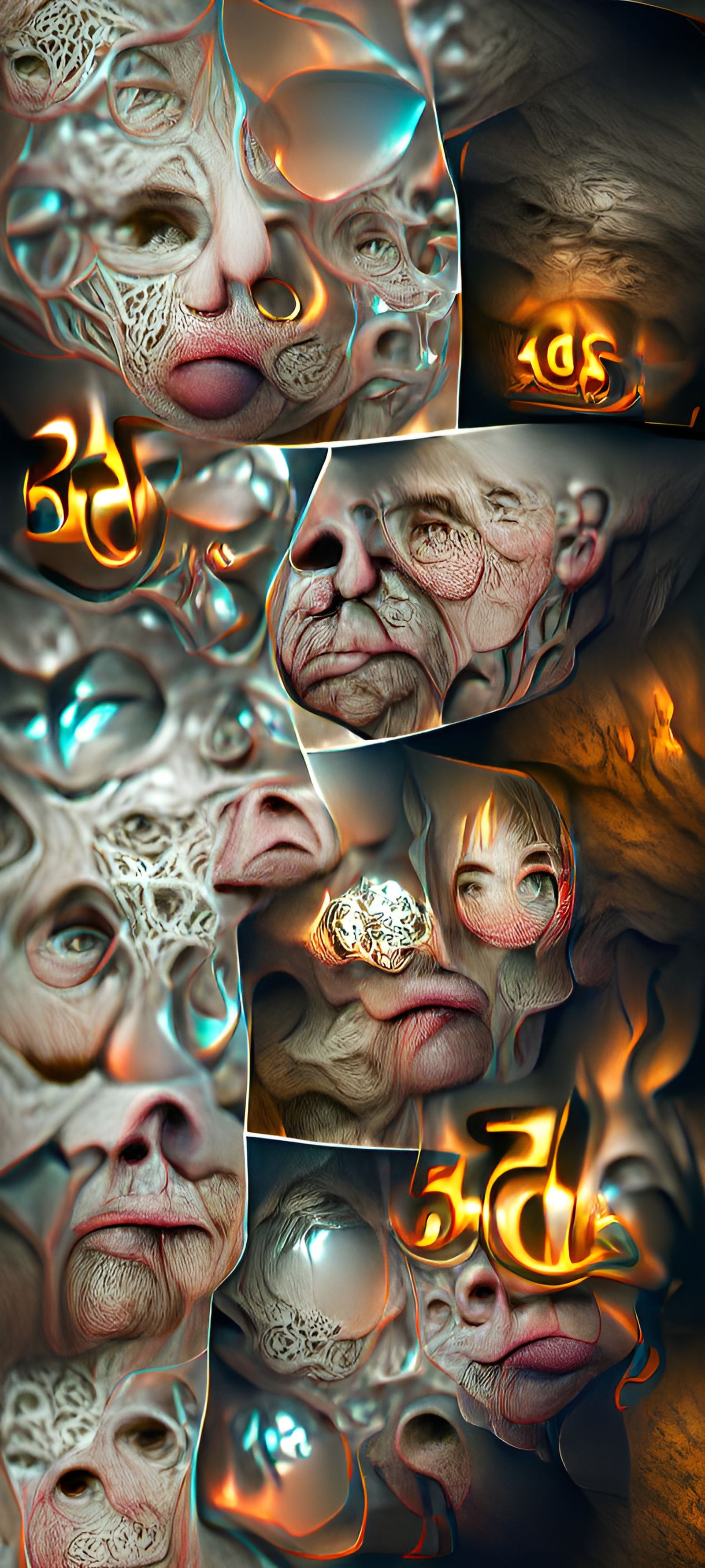 Hyperrealistic 3D Faces in an Underground Comix Style