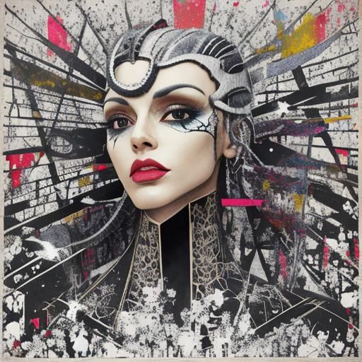 Abstract Illusion Generated by AI