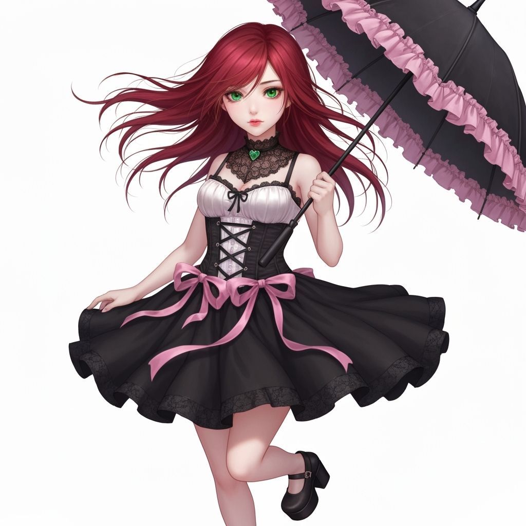 Gothic Lolita in Anime Style