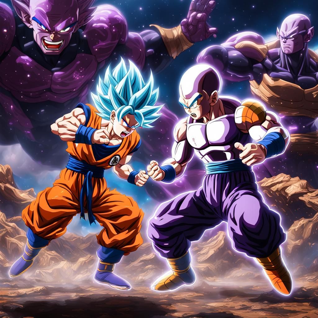 Goku vs Frieza: Detailed Fantasy Art