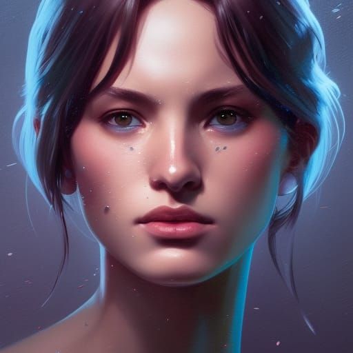 Detailed Portrait with Dynamic Lighting