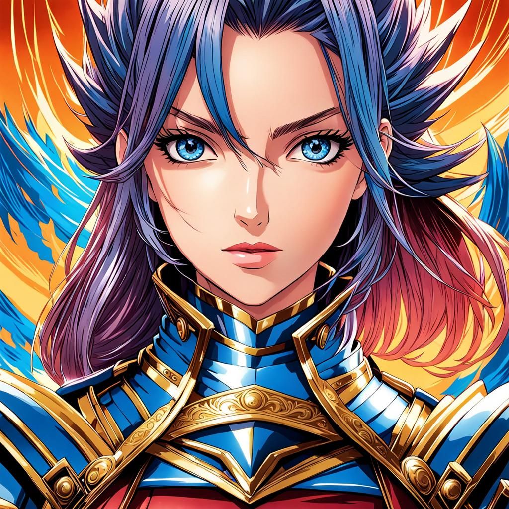 Ana de Armas in Armor: Manga Anime Fairy Tale