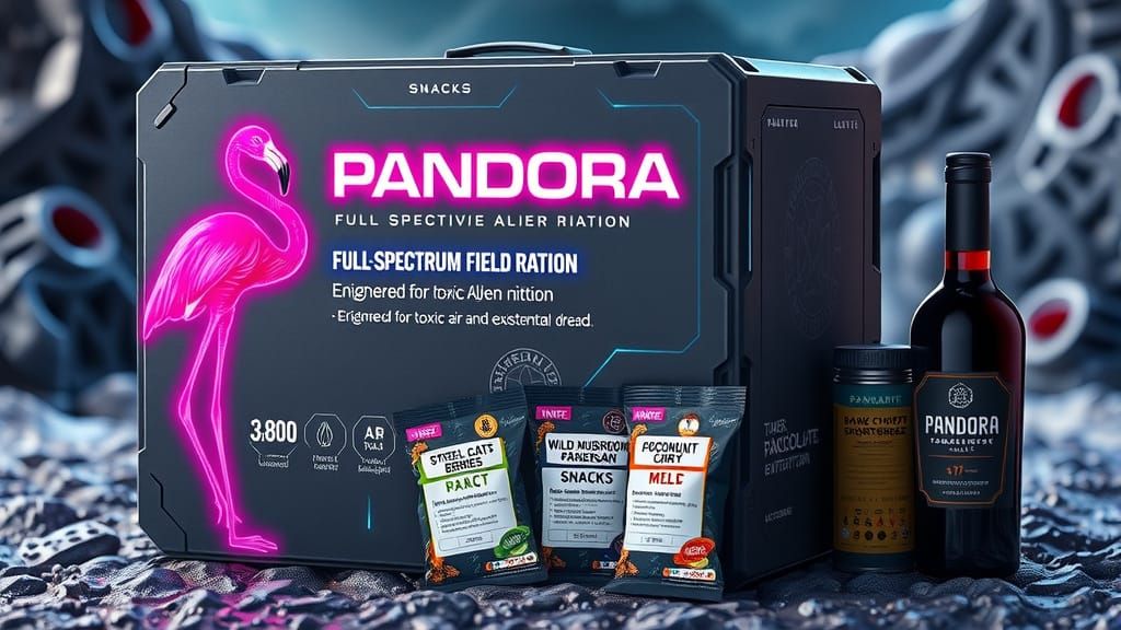 Sci-Fi Military Ration Box for Alien Environments