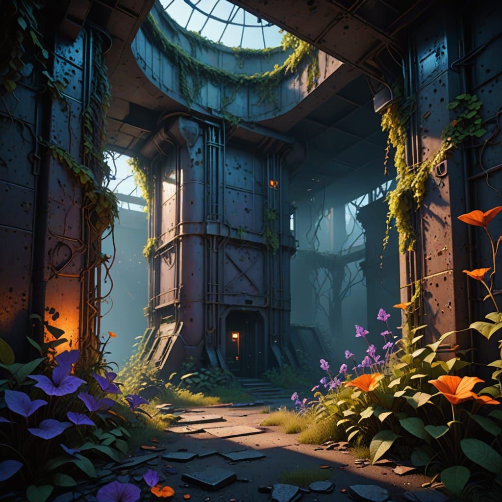 Mystical Abandoned Silo Transformed by Nature