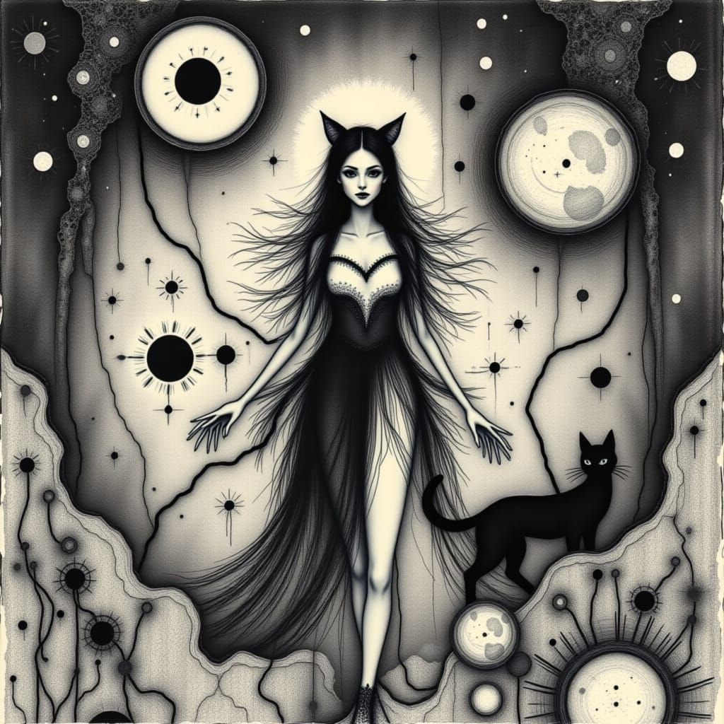 Steampunk Fairy Witch Conjuring Magic Globe