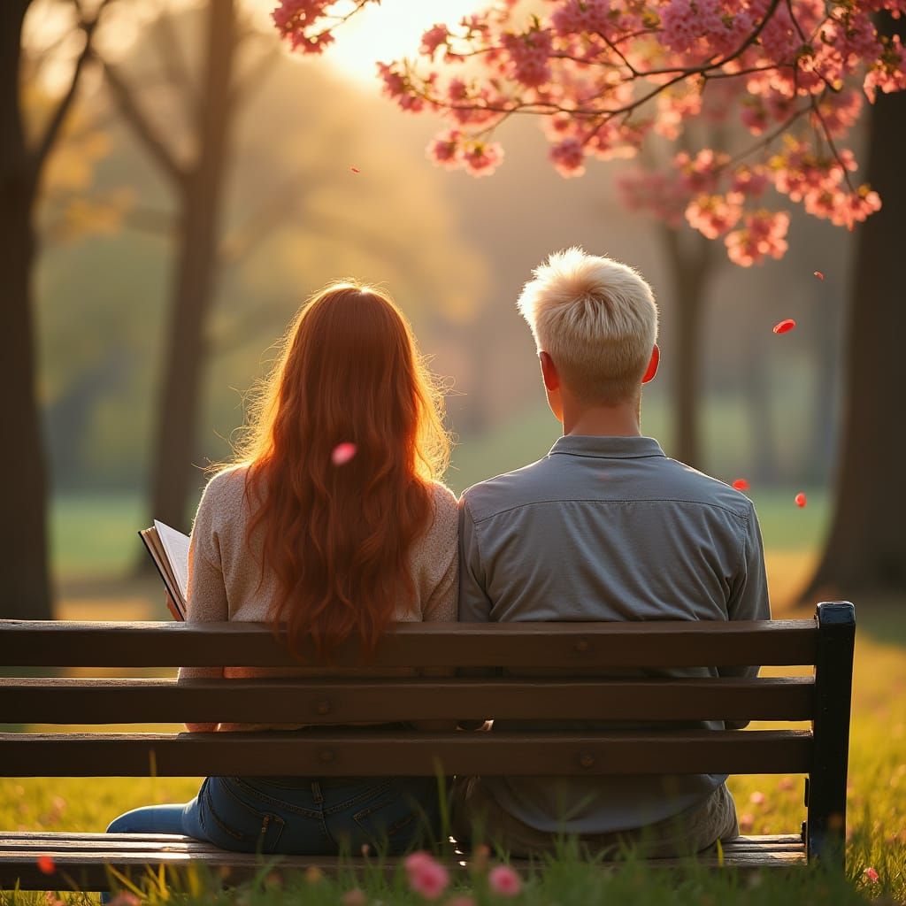 Romantic Afternoon Moment Captured in Dreamy Light