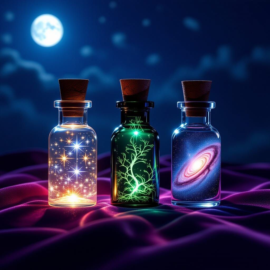 Enchanted Potions in Moonlight: Starlight, Transformation, C...