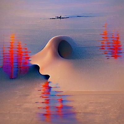 Abstract Concept of Silence Visualized