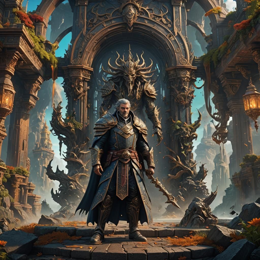 Detailed Matte Painting of a Fantasy Vehicle