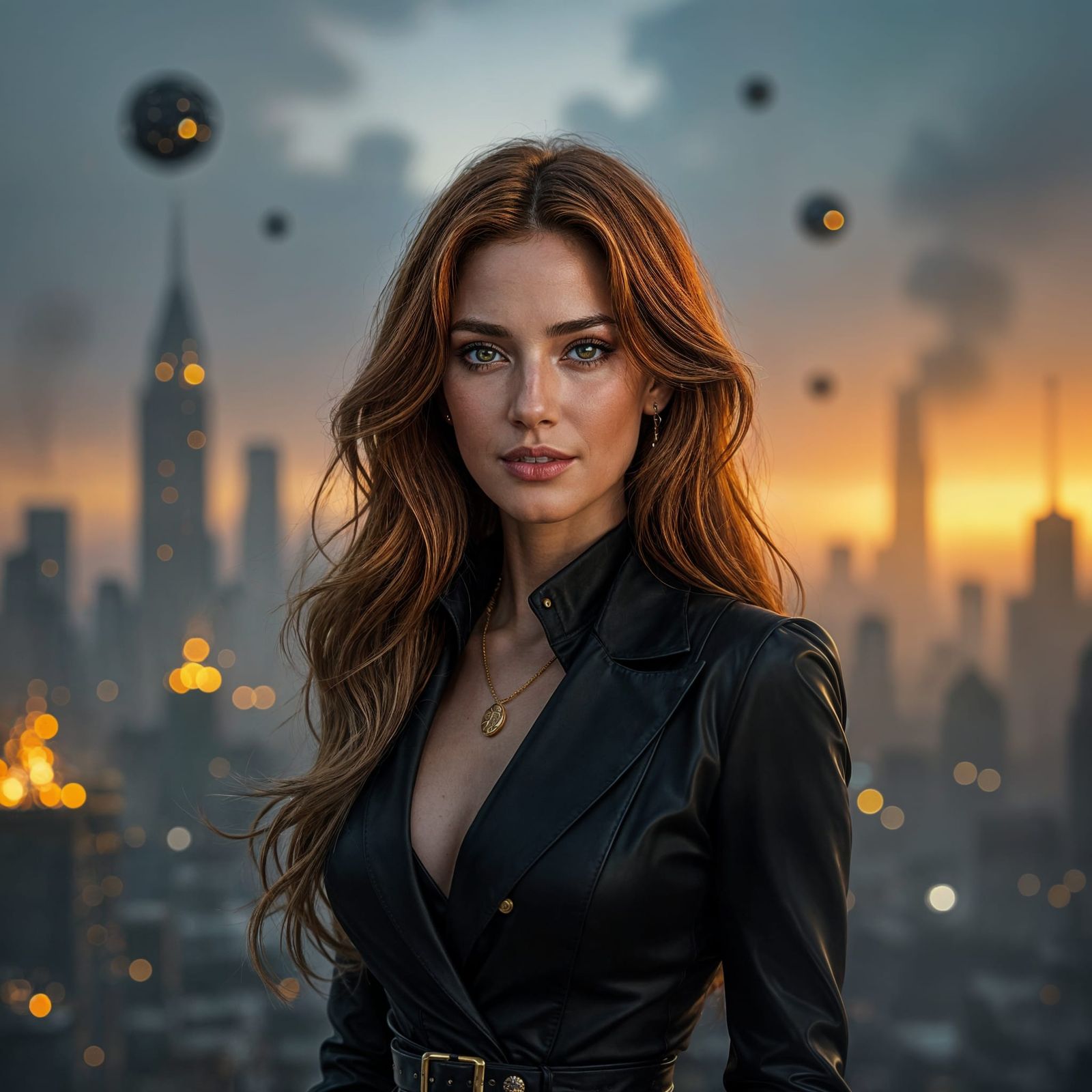 Liquid Gold Waves Interlaced with Silver Spheres