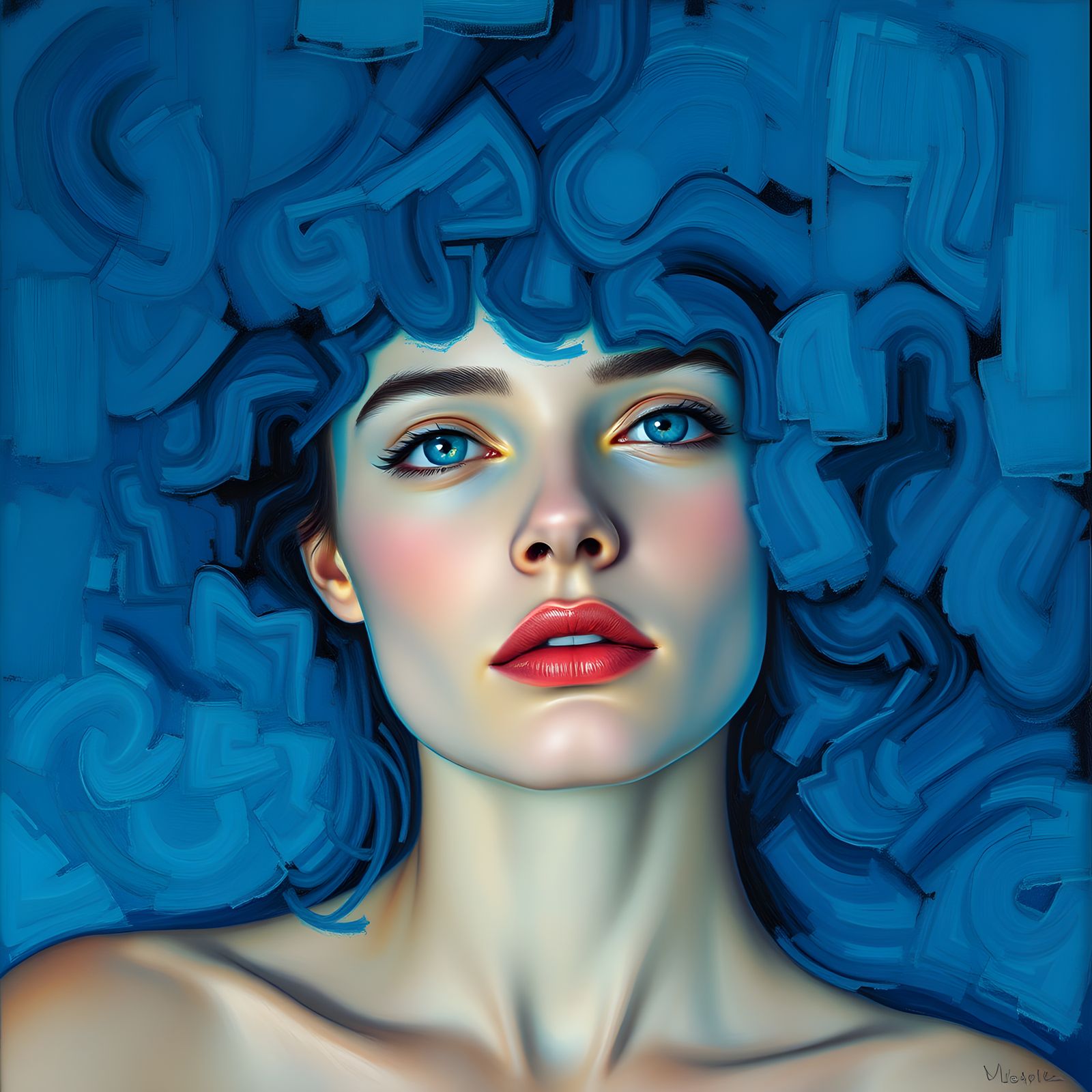 Abstract Design: An Obsession with Blue