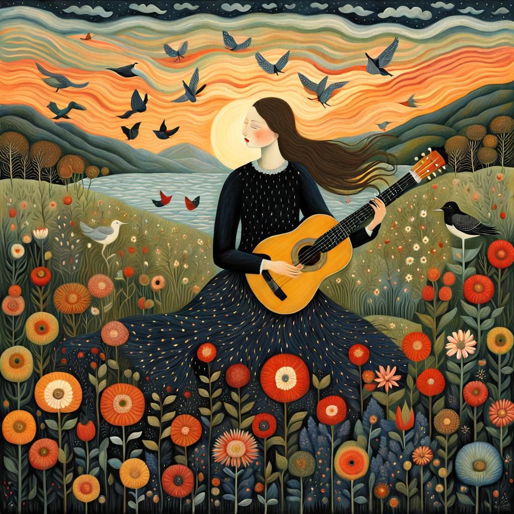 Dreamy Whimsical Illustration of Infinite Consciousness