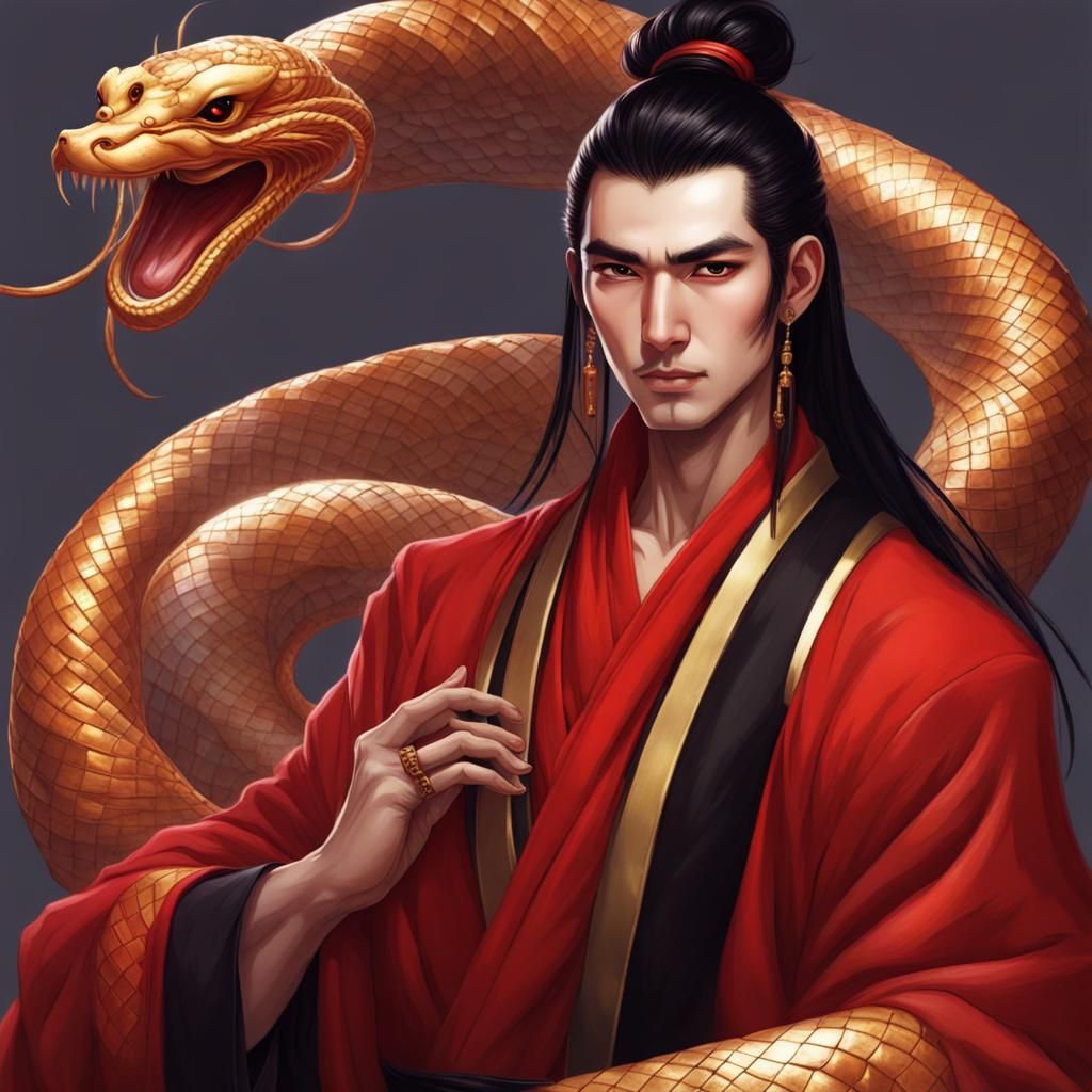 Handsome Cultivator as Grand Vizier in Chinese Romance Style