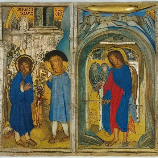 Surreal Hedgehog Scene Inspired by Expressionism