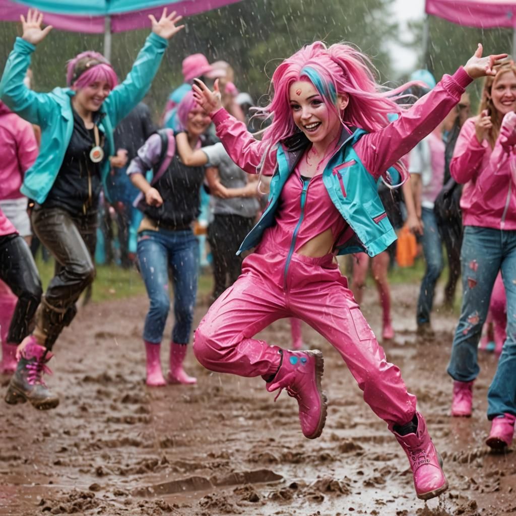 Zipp Storm Human at Music Festival