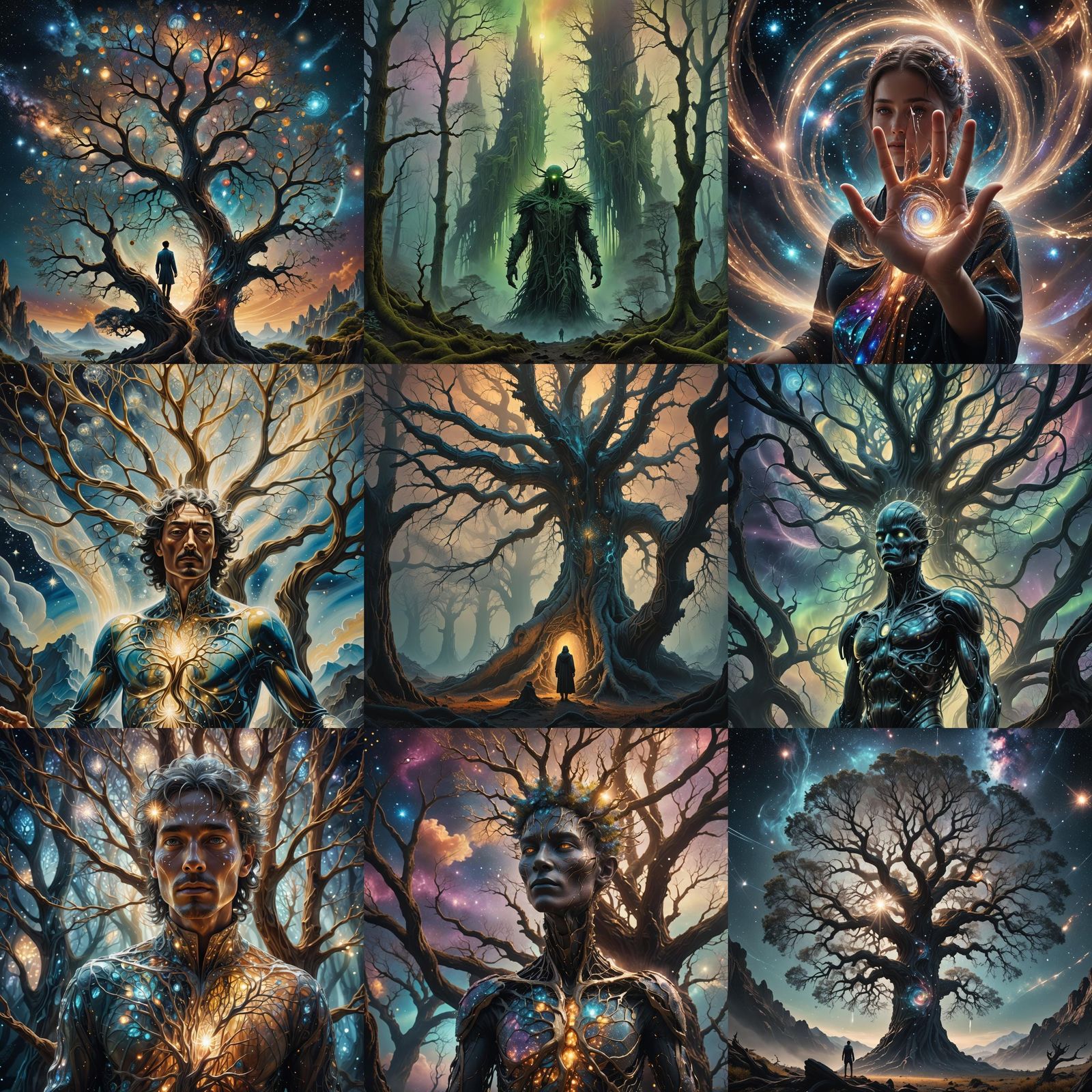 Cosmic Daughters Walking the Tree of Time