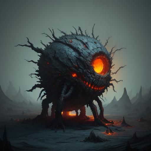 Dust Zombie Concept Art in Unreal Engine 5