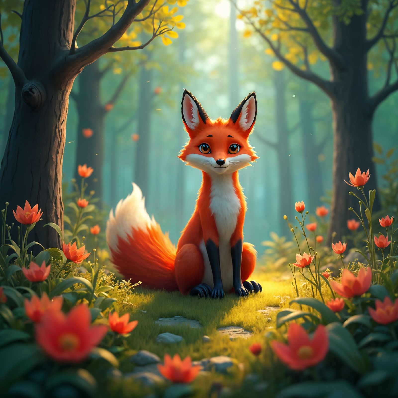 Little Prince: Fantastical Matte Painting in 8k