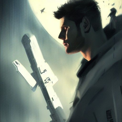 Sinister Space Cowboy Portrait