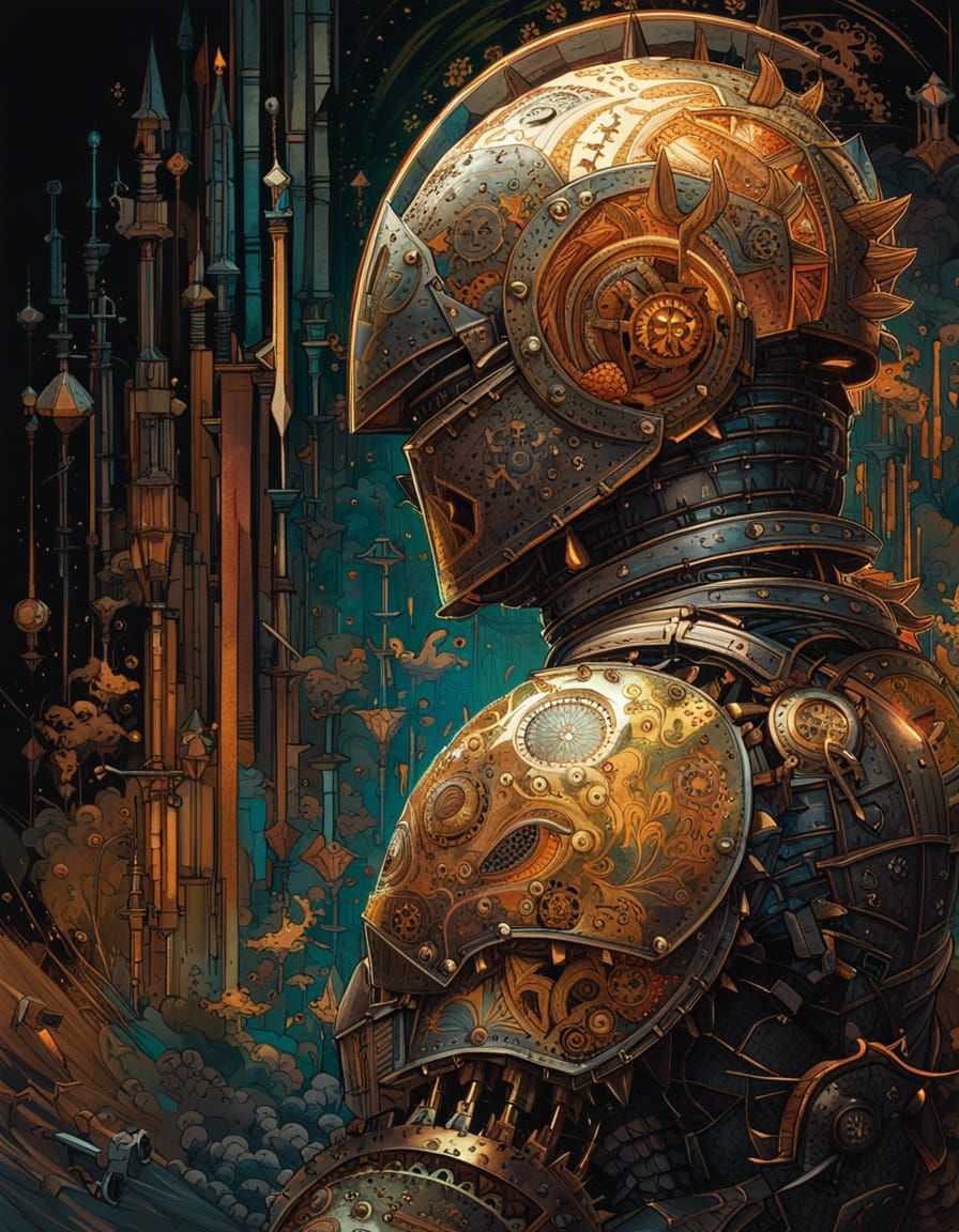 Hyfe. Knight Of The Mechanic Future