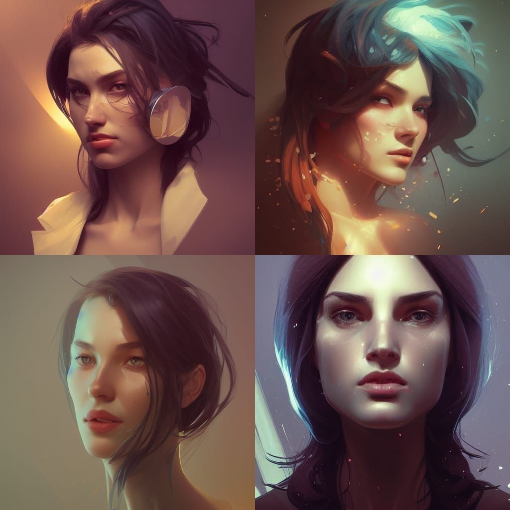 Hyperdetailed Portrait with Dynamic Lighting