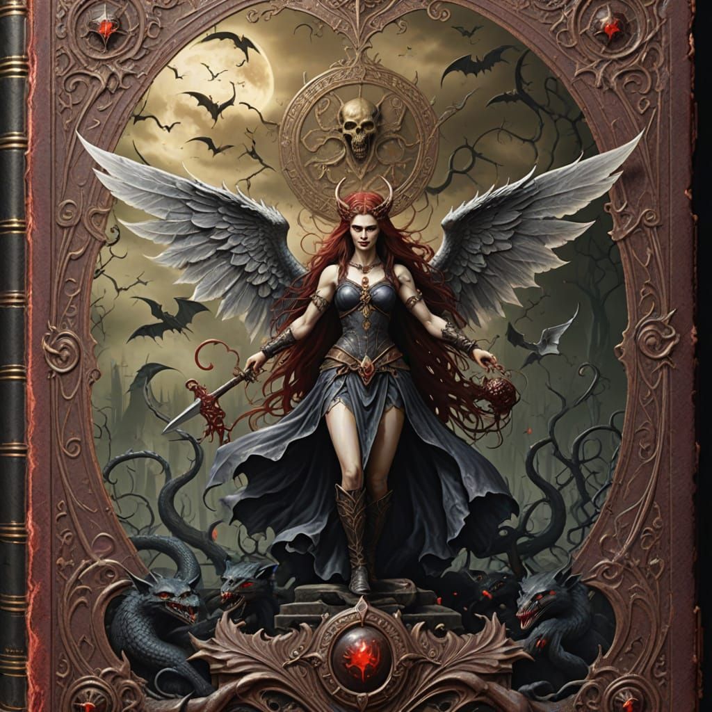 Ancient Goddess of Vampirism in Dark Realism