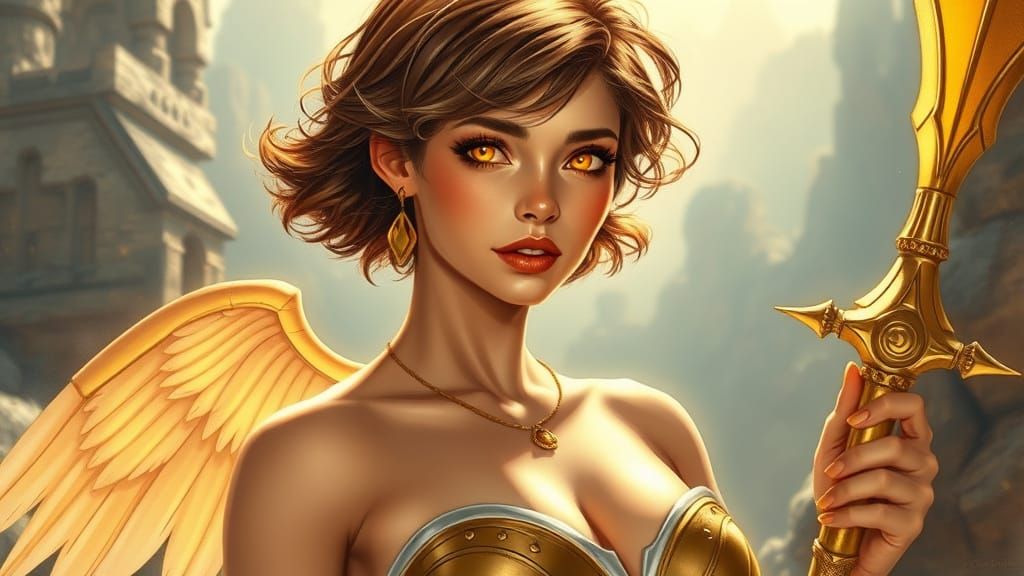 Goddess of Light in a Summer Paradise