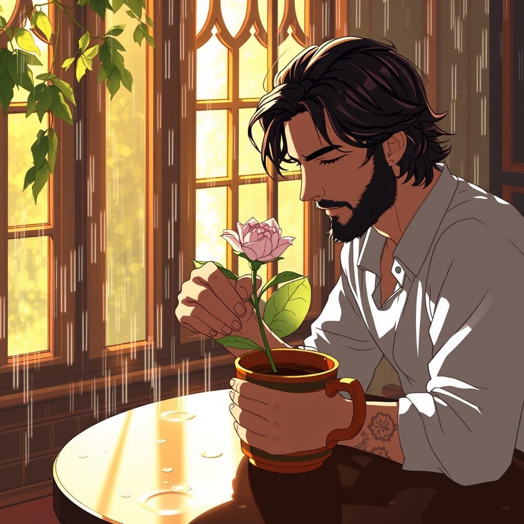Manga Art: Cassian and Kaiser in Sunlight