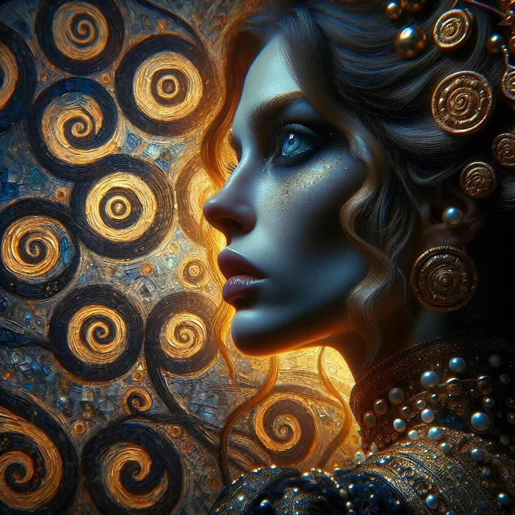 Victorian Gothic Goddess in a State of Reverie