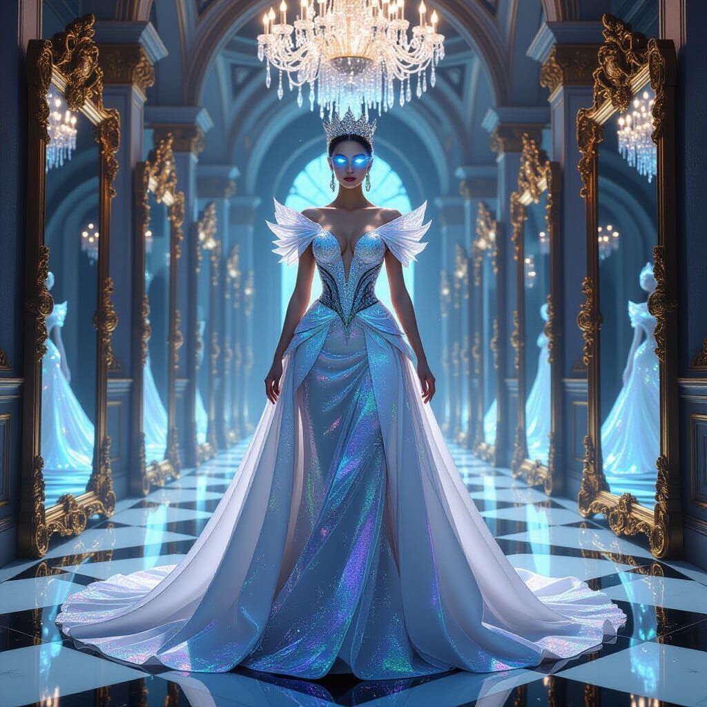 Mystical Queen in Hall of Floating Mirrors