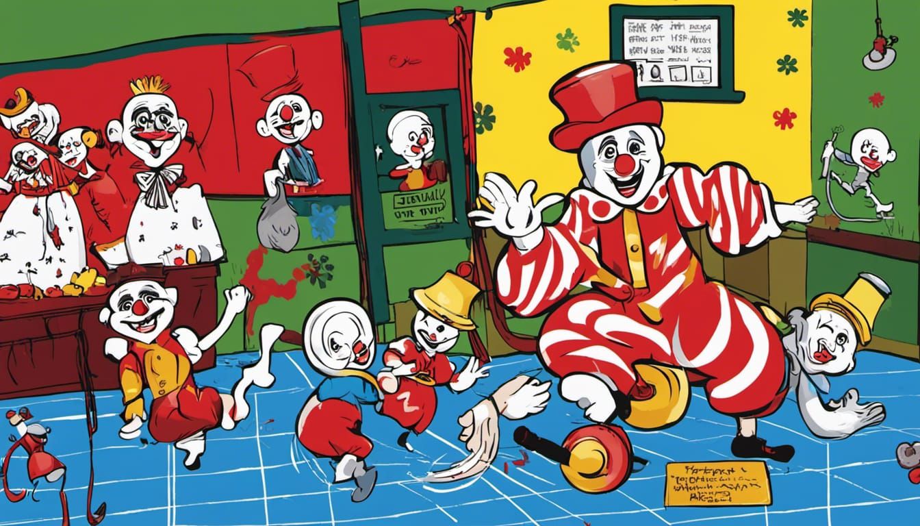 ''Drunken Clown Barn Dance''