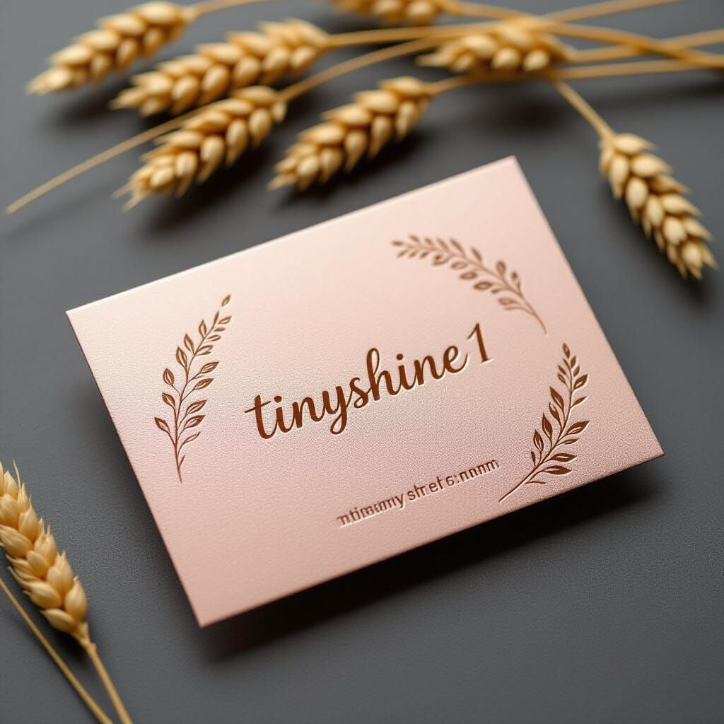 Elegant Rose Gold Jewelry Business Card Design