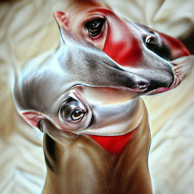 Elegant Italian Greyhound Portrait