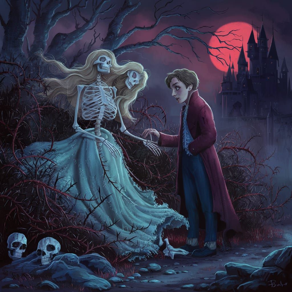 Haunting Prince Finds Sleeping Beauty Skeleton in Burton Sty...