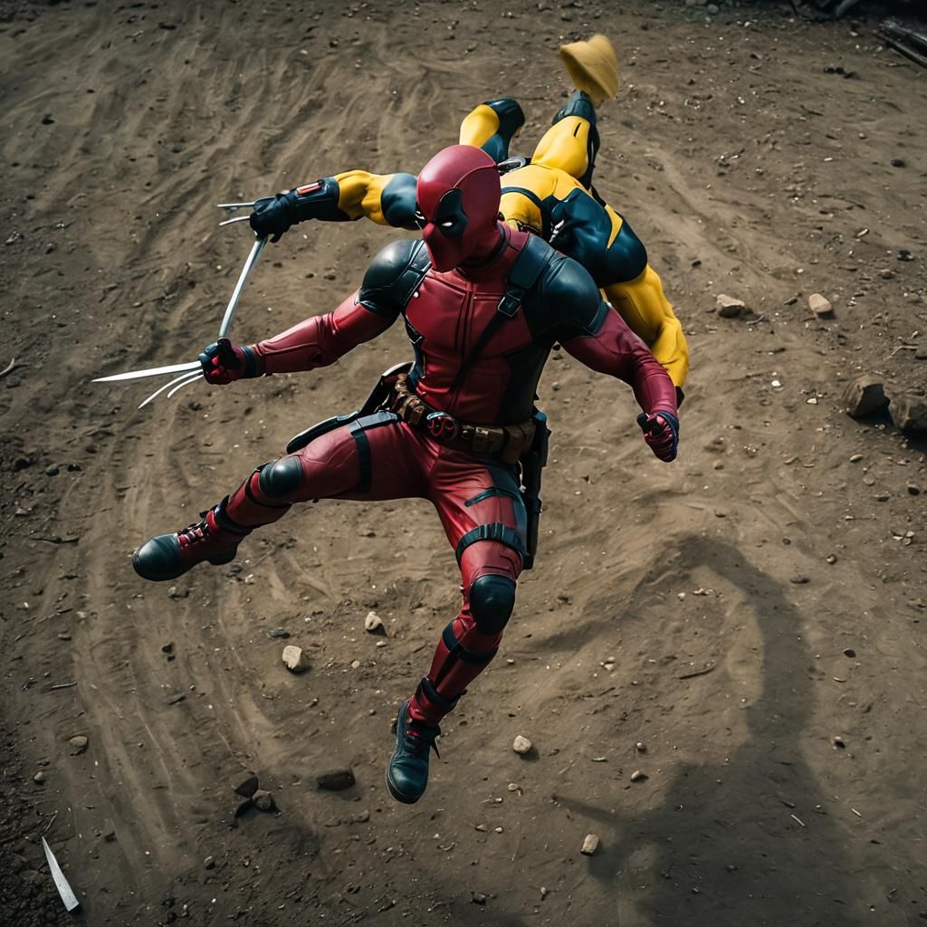Deadpool and Wolverine Epic Fight Scene