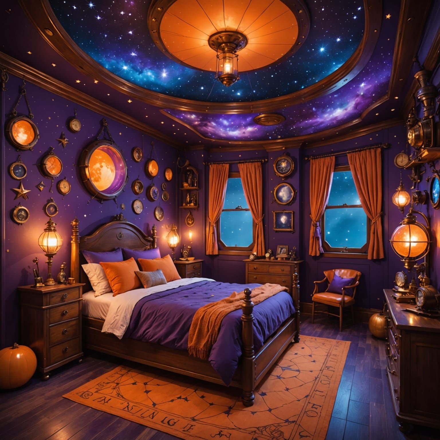 Steampunk Cosmic Dreamscape