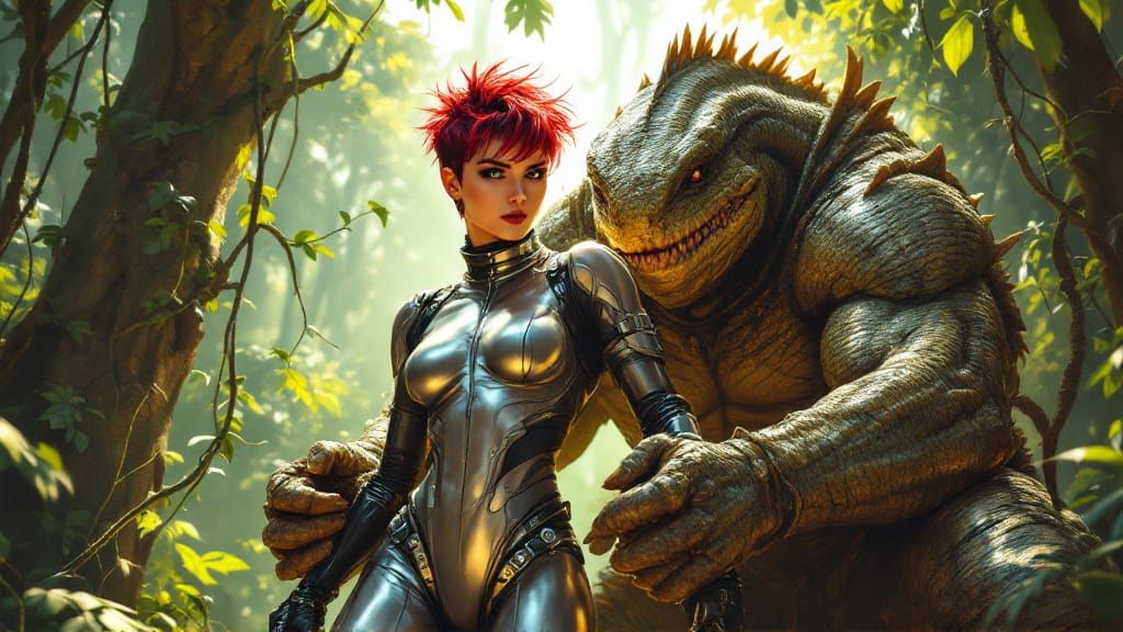 Space Pirate Captured on Jungle Planet