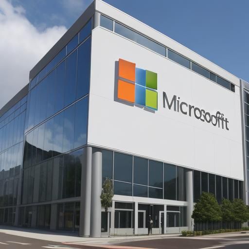Microsoft Logo Generated by AI