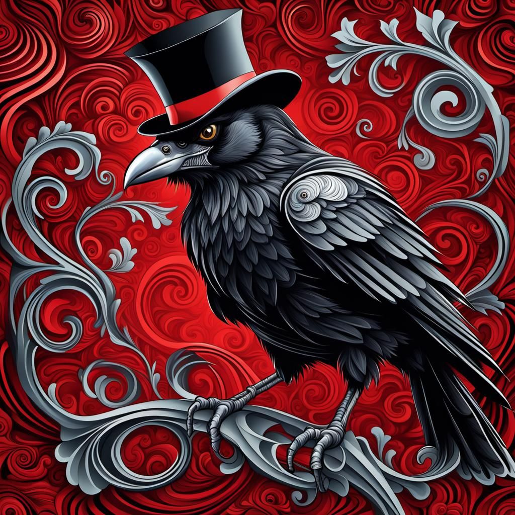 Crow in Top Hat
