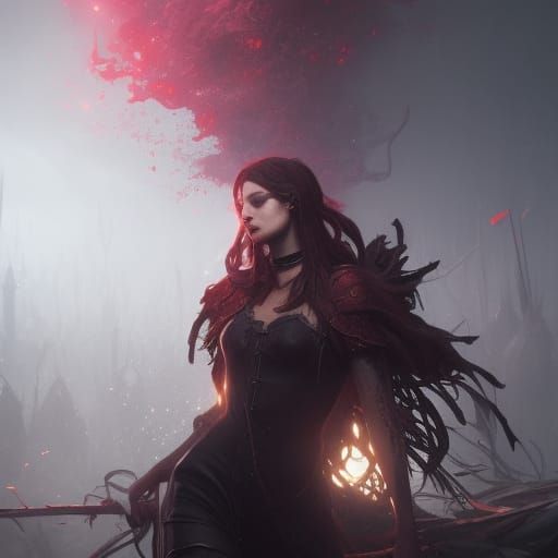 Queen of Broken Hearts: Dark Fantasy Concept Art