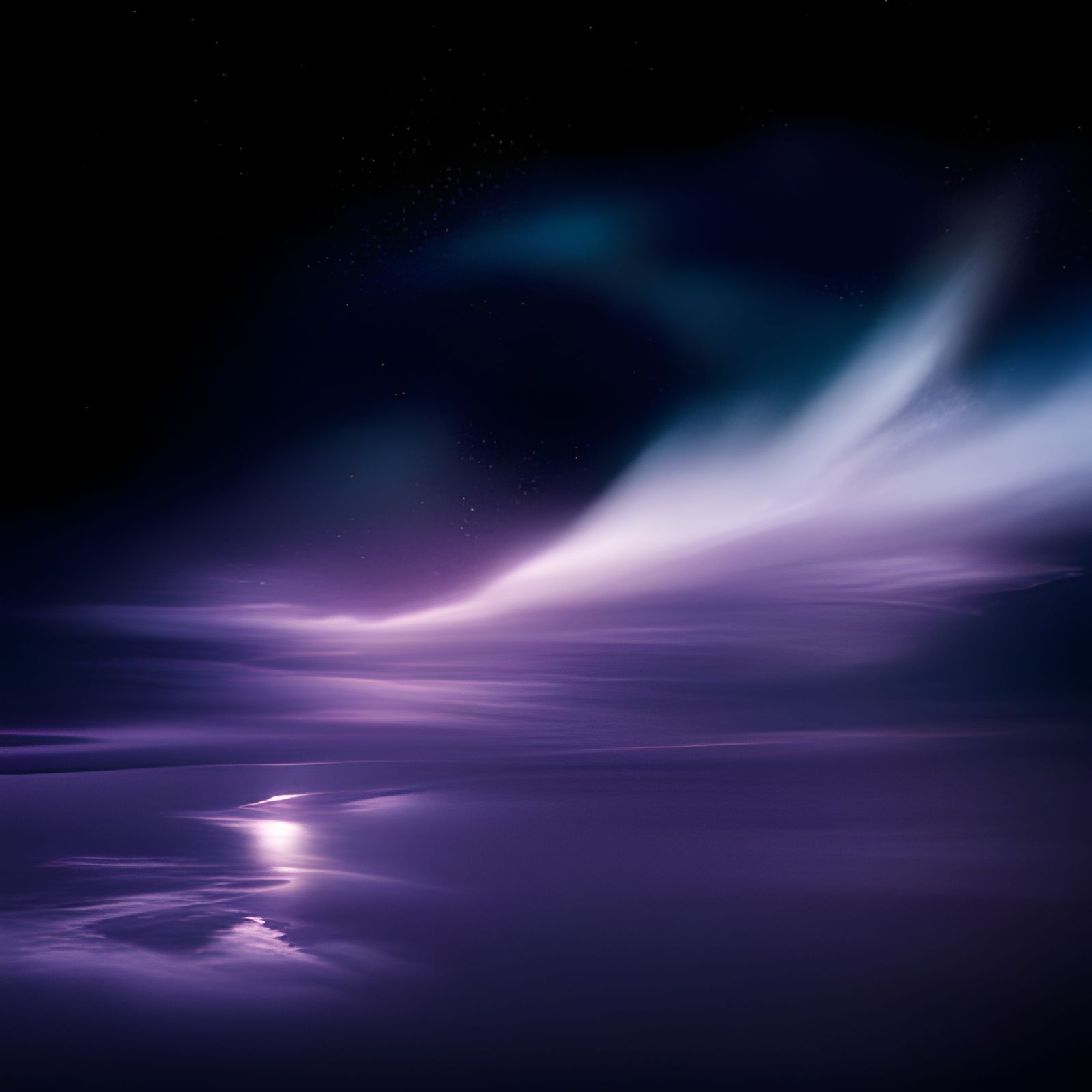 Dramatic Aurora Borealis Illuminates Night Sky