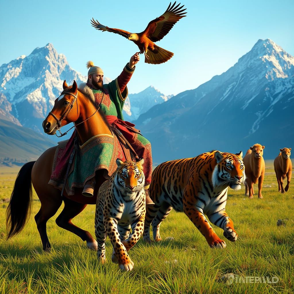 Genghis Khan in Majestic Winter Wonderland