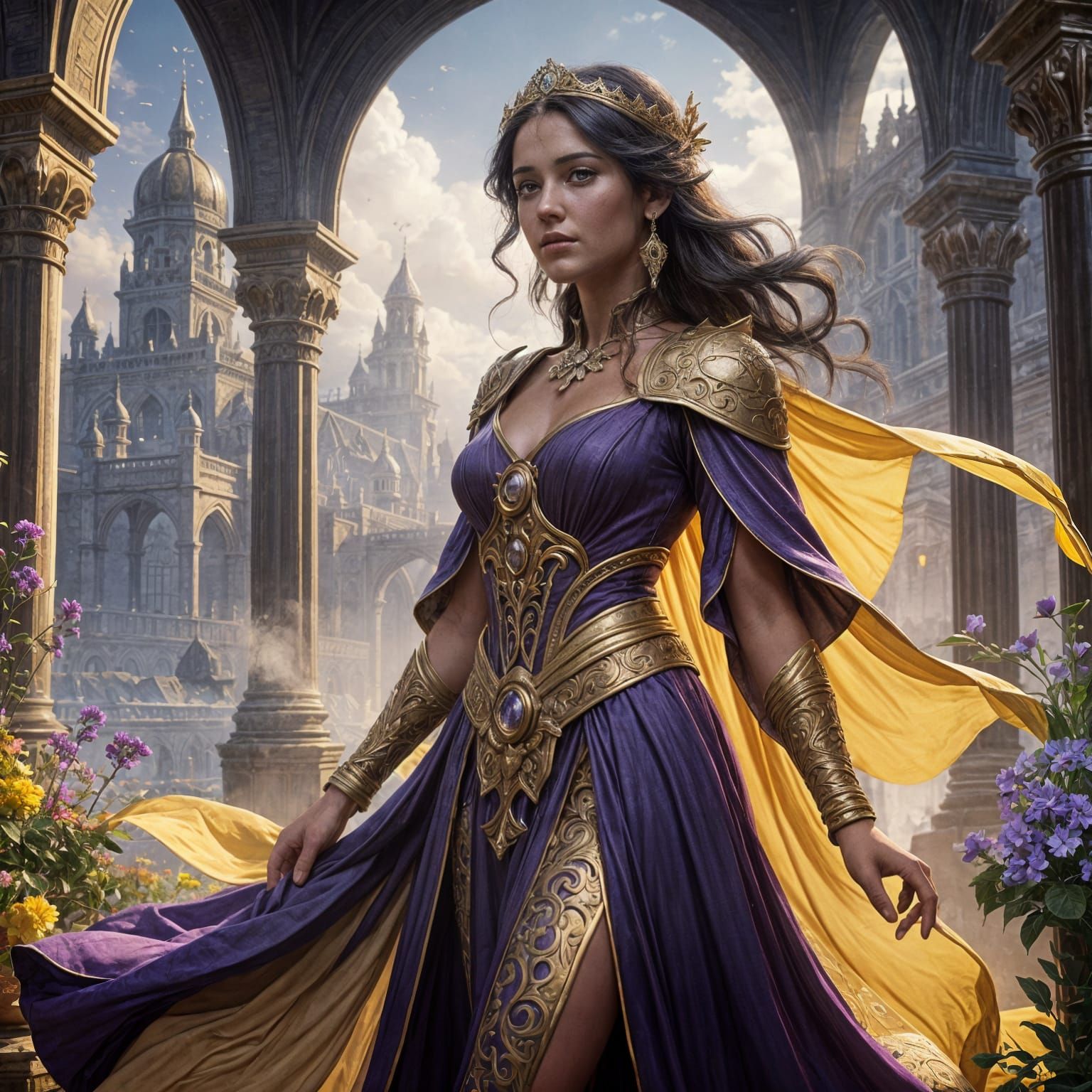 Dark Fantasy Princess Arrives in Port Réal with a Royal Lett...