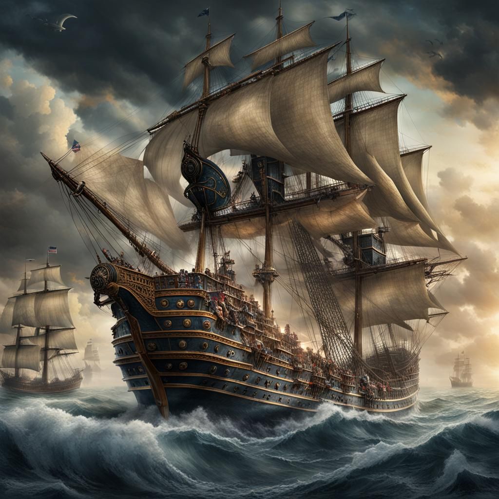 A royal fantasy ship