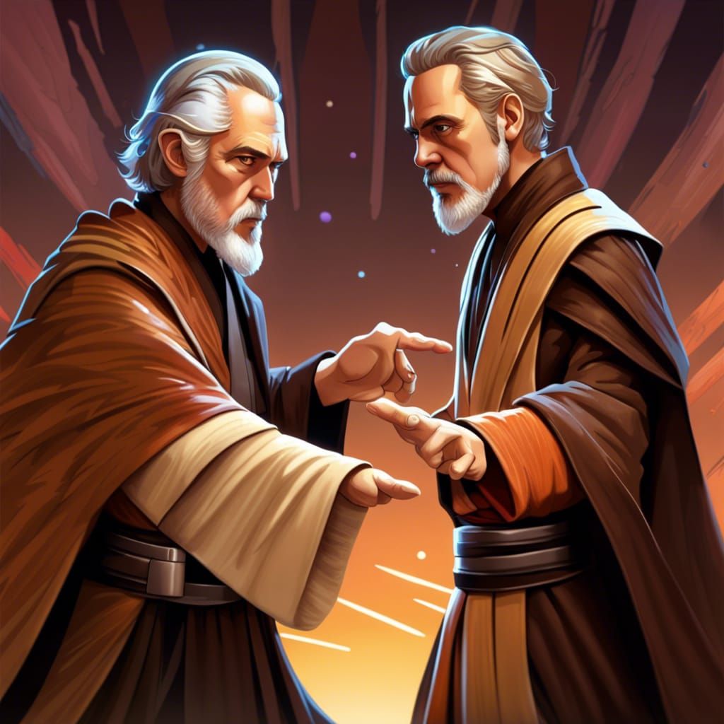 Star Wars Characters Play Rock, Paper, Scissors in Anime Sty...