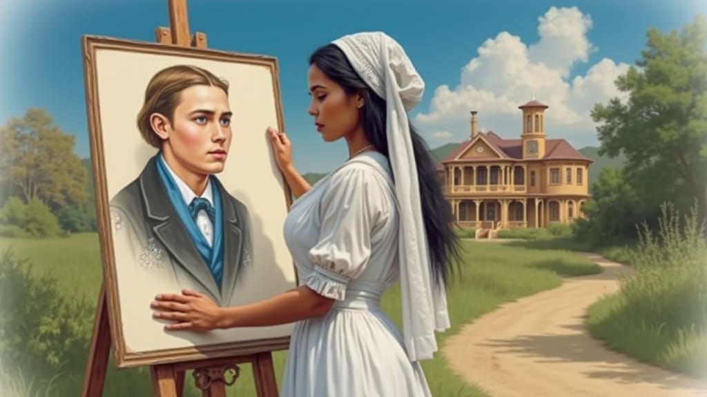 Myriam: An Abyssinian Portrait with Rimbaud Photograph