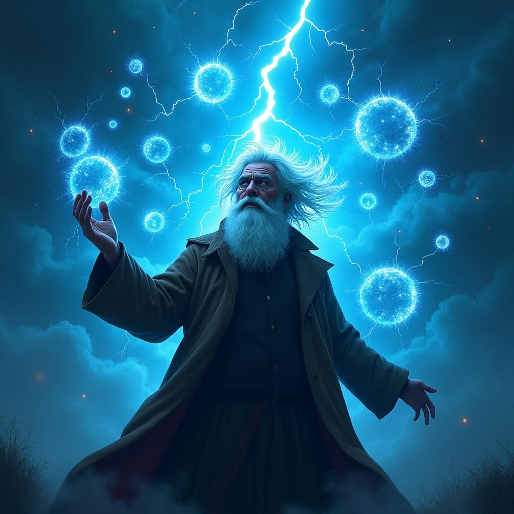 Math Professor Conjures Numbers in Electric Storm